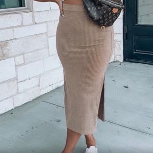 Abercrombie Knit Midi Skirt